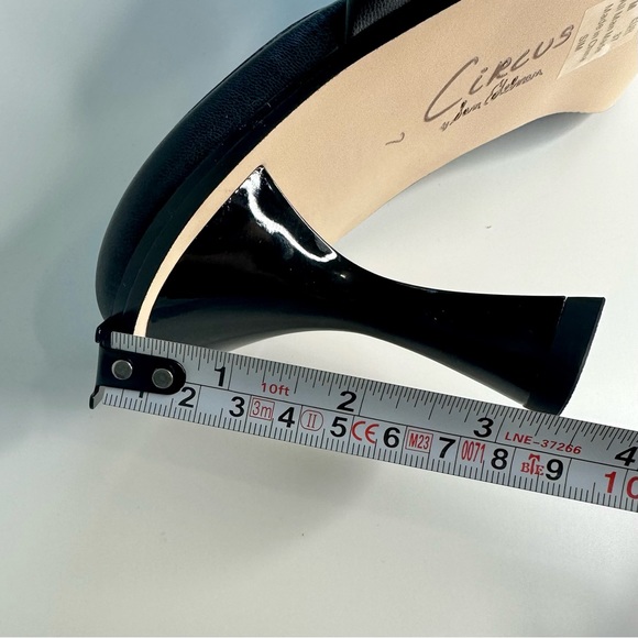 Circus Sam Edelman Black Sim Square Toe Heel Sandal - Picture 9 of 10